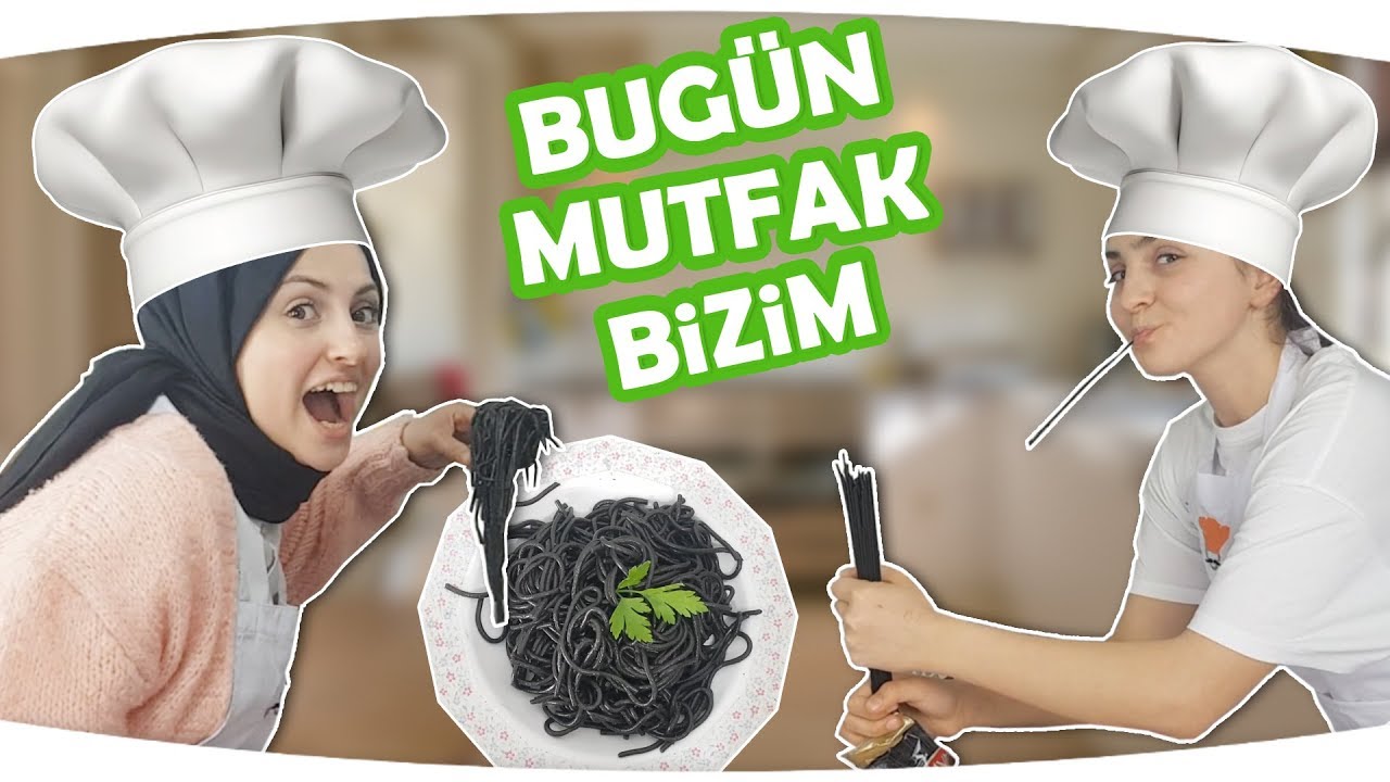 BUGÜN MUTFAK BİZİM - Zeynep Wants to Black Noodle, Büşra feeds kid #bugunmutfakbizim Fenomen Tv