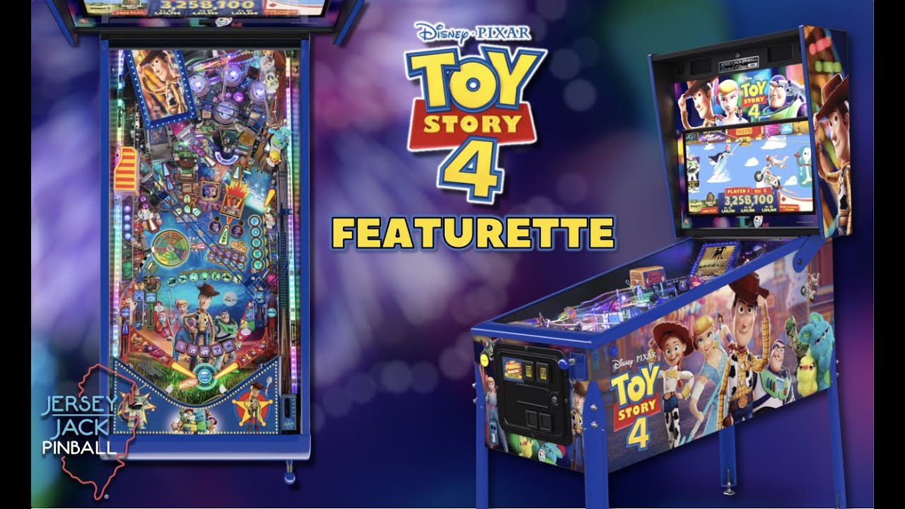 Toy Story 4 Pinball Featurette (Jersey Jack Pinball, 2022) (Disney-Pixar, 2022)
