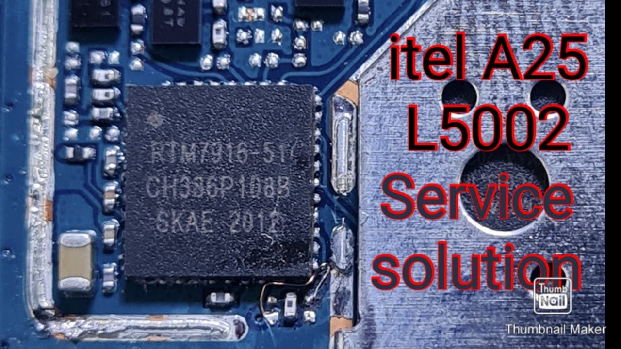 itel A25 (L5002) service problem solution