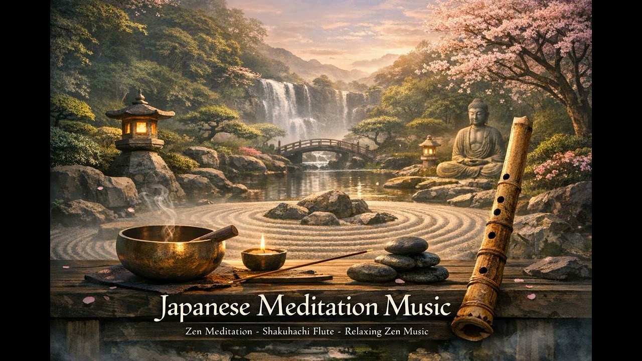 Japanese Zen Meditation Music – Shakuhachi Flute for Deep Relaxation & Inner Peace