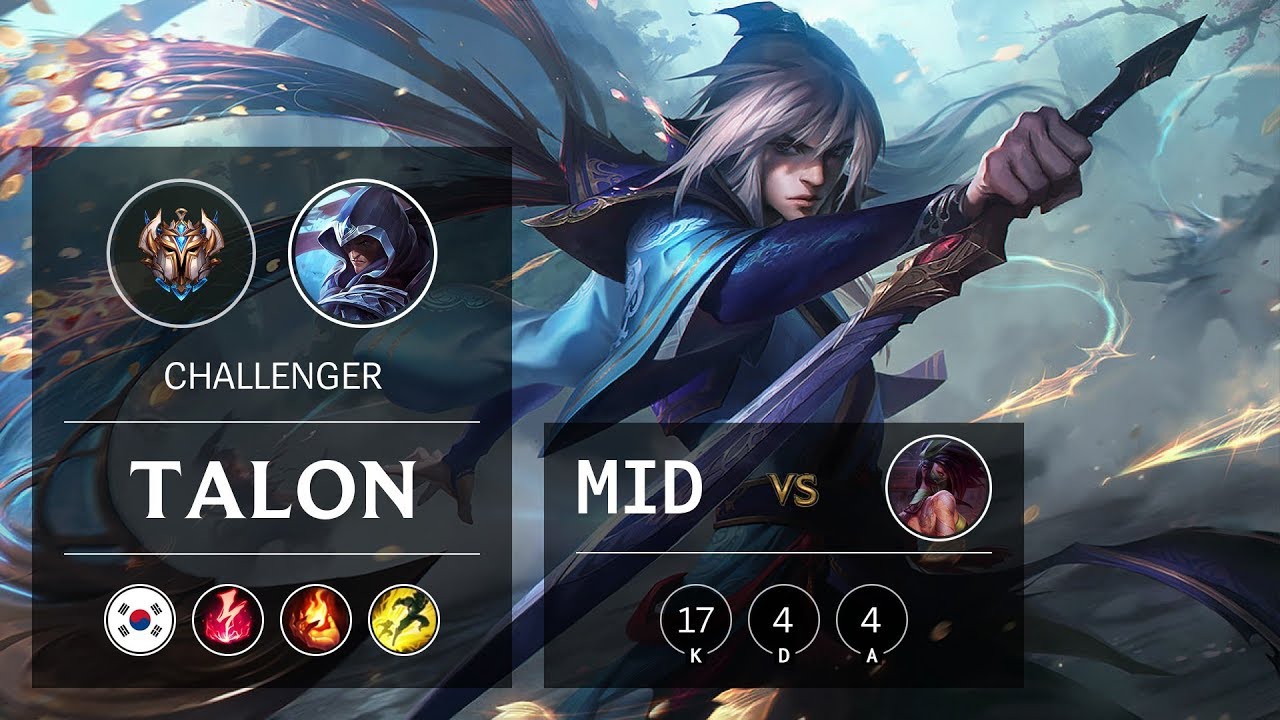 Talon Mid vs Akali - KR Challenger Patch 9.16