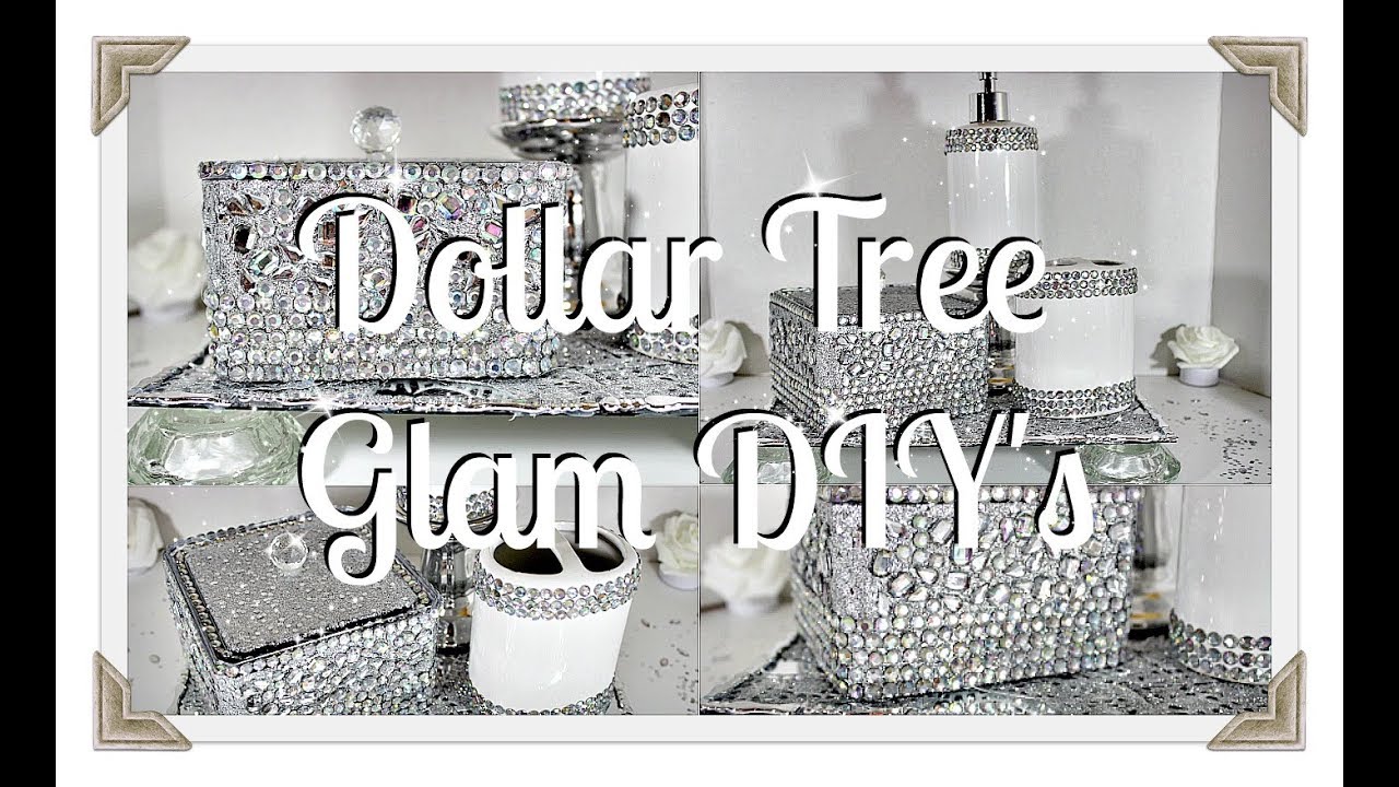 DIY Glam Bathroom Decor