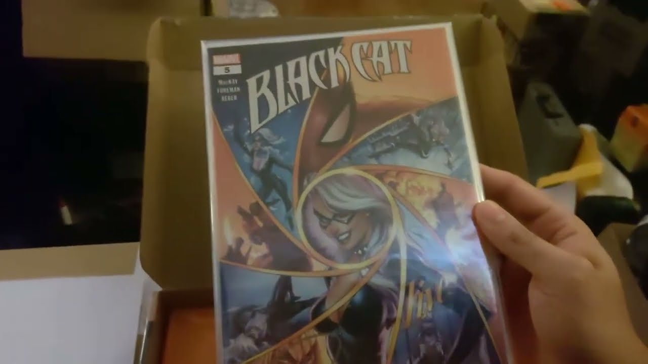 J Scott Campbell | Mystery Box | Unboxing #3 | JSC | Featuring Blackcat #5 Signed...