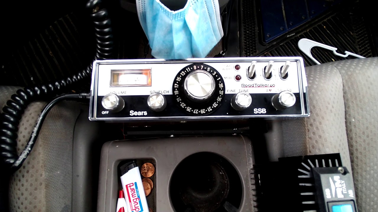 Someone playing music on CB radio