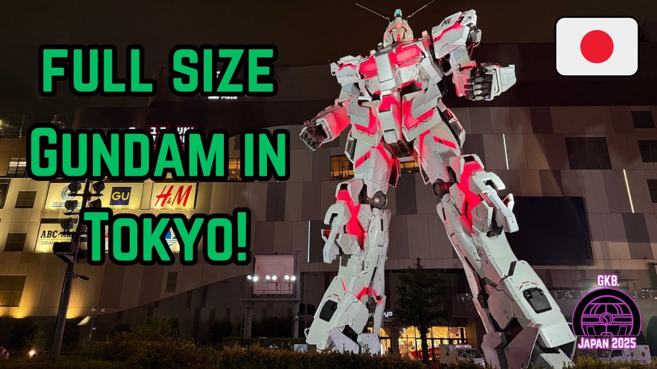 Visited the Life-Size Gundam Unicorn in Odaiba, Tokyo - Mind blown!