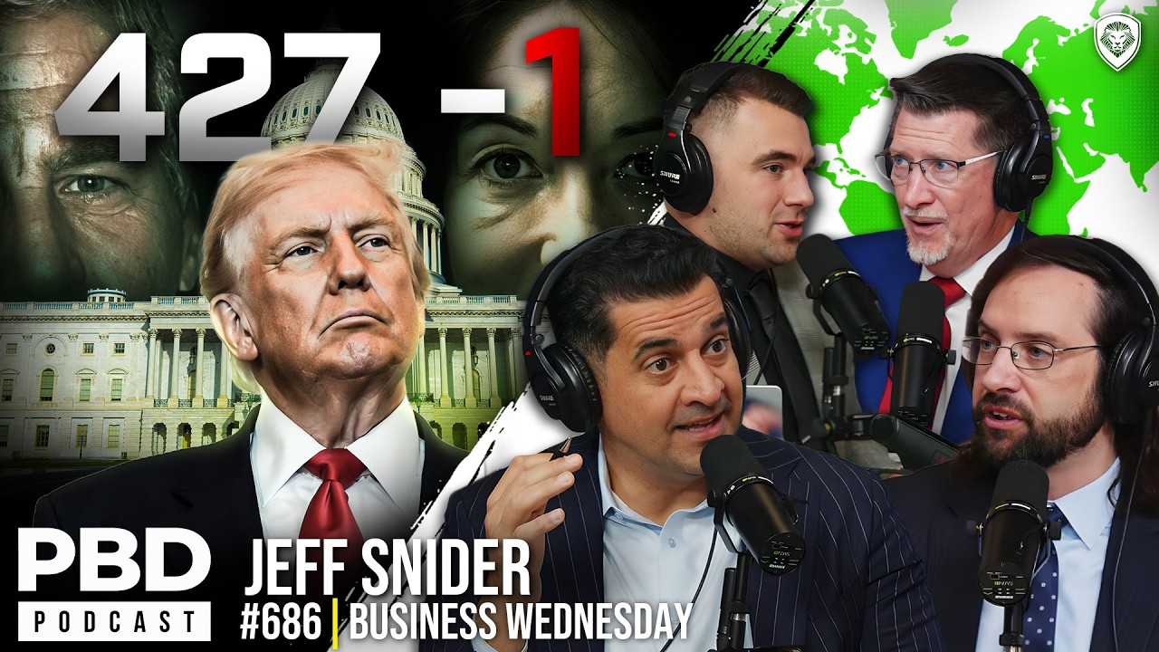 Epstein Bill Passes, Trump's 'Piggy' Slam & MBS Visit, Bitcoin Freefall + Tim Cook Steps Down? | PBD