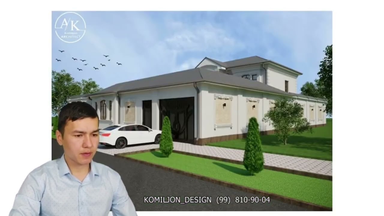 2-Qavatlik zamonaviy honadon loyihasi     komil_memor  99.810-90-04