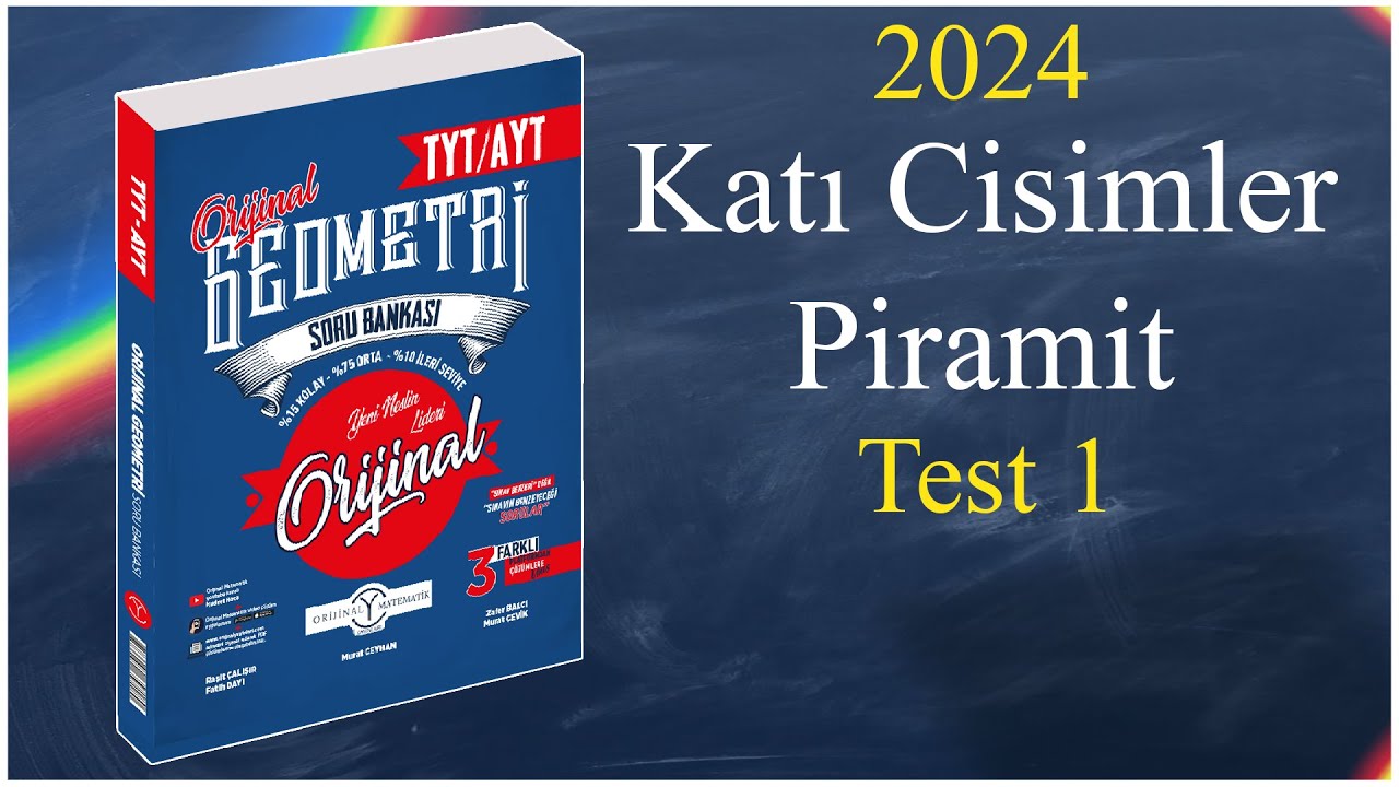 Piramit  Test 1 - Orijinal geometri soru bankası