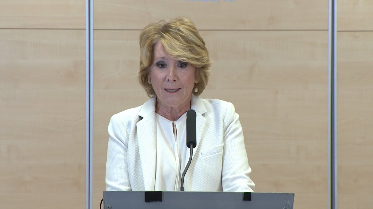Esperanza Aguirre dimite de todos sus cargos públicos