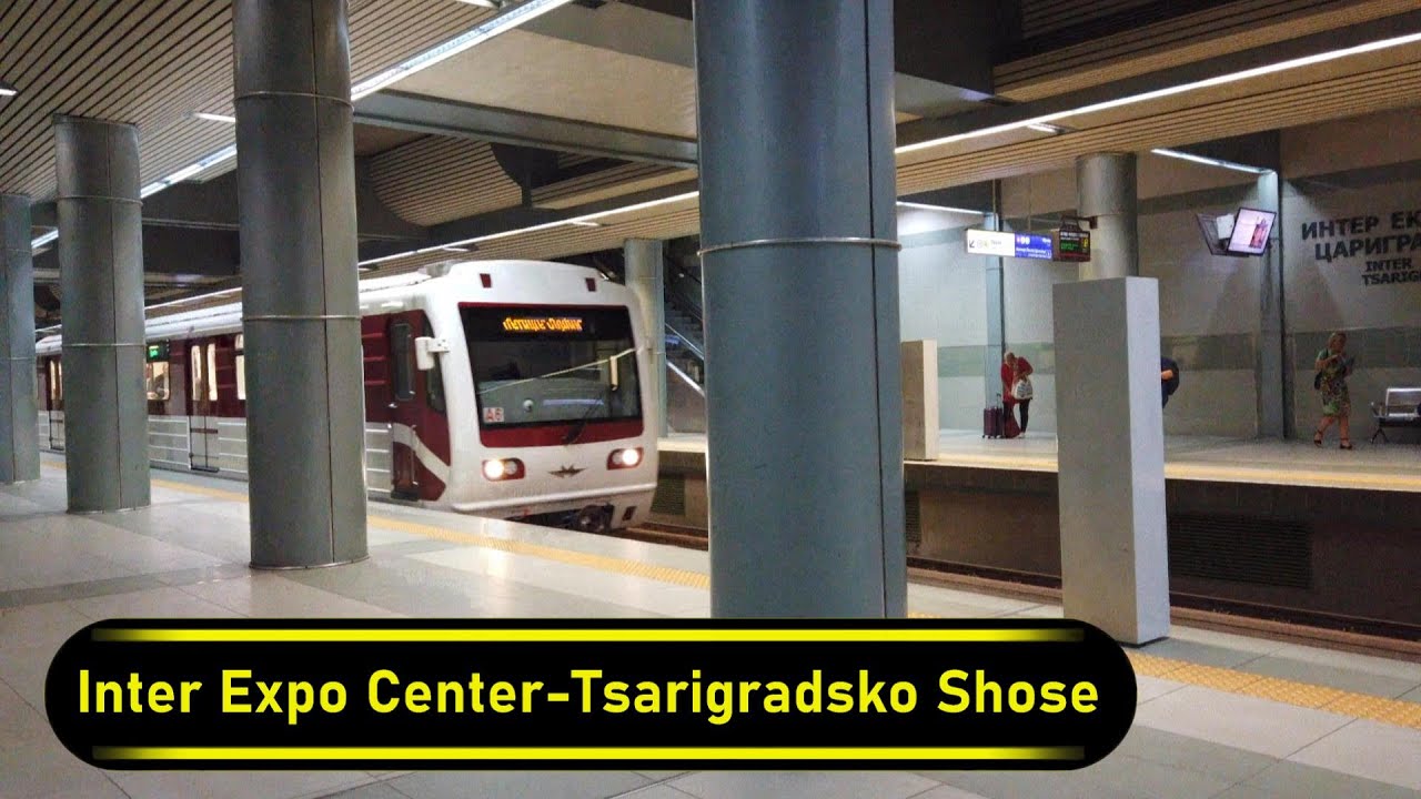 Metro Station Inter Expo Center-Tsarigradsko Shose - Sofia 🇧🇬 - Walkthrough 🚶