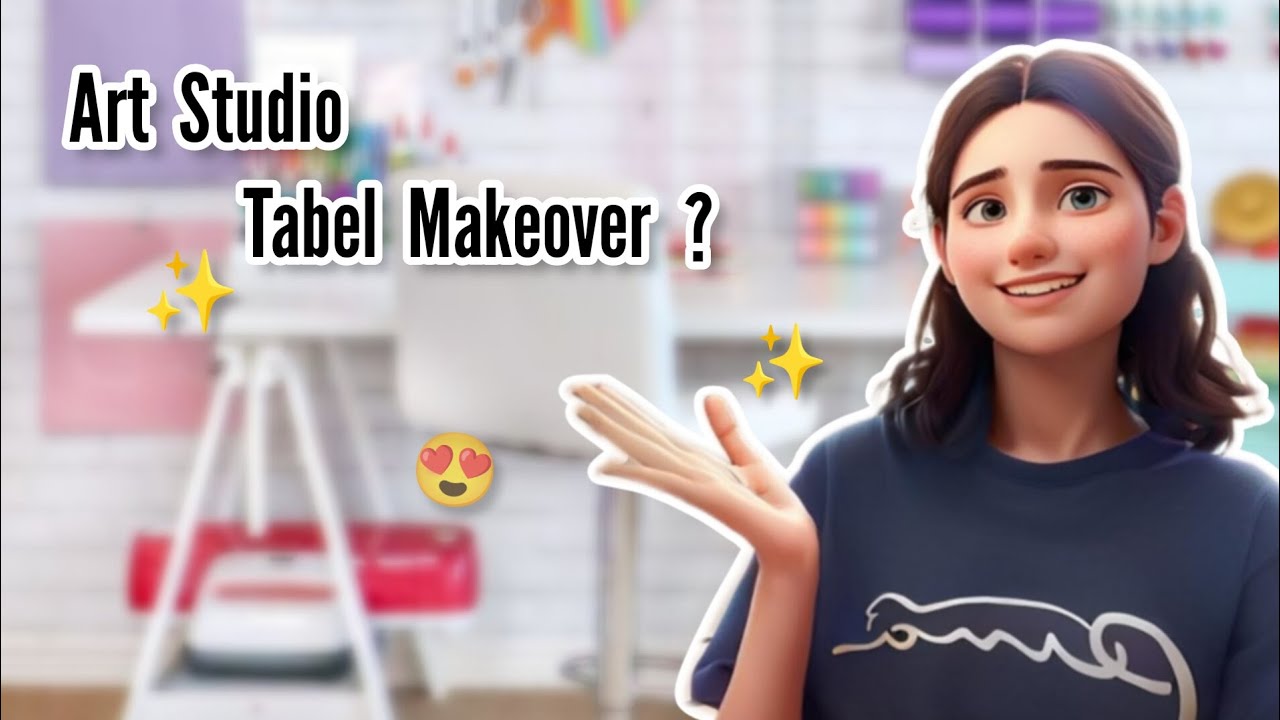 Art Studio Table Makeover 😱