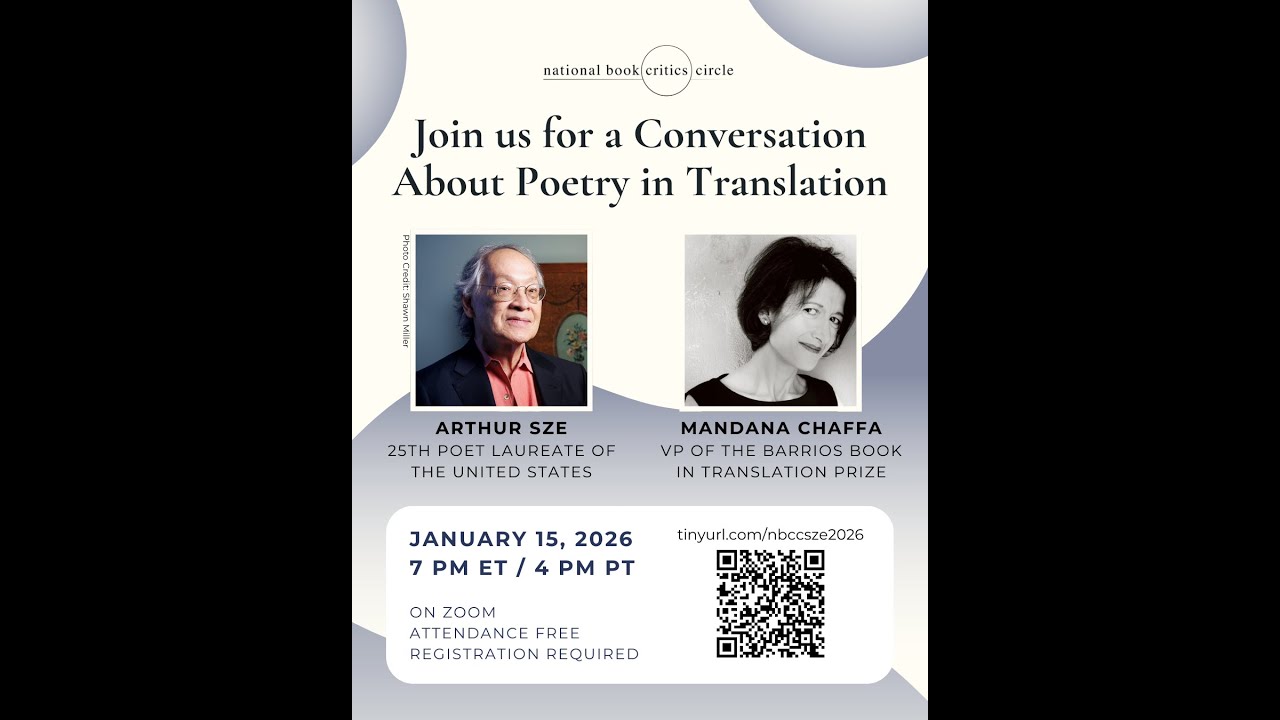 An Interview with 25th U.S. Poet Laureate Arthur Sze about Poetry in Translation