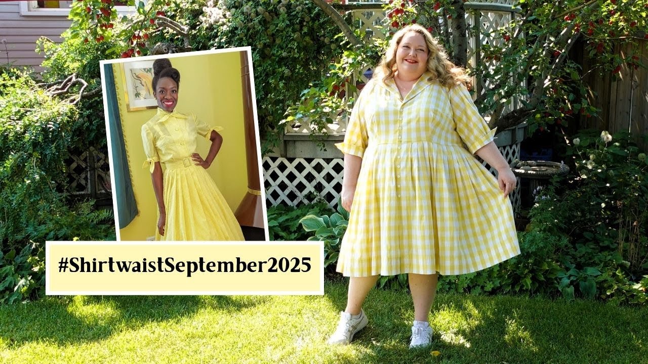 I Made a 1950's Sewrena Inspired Shirt Dress for #ShirtwaistSeptember2025