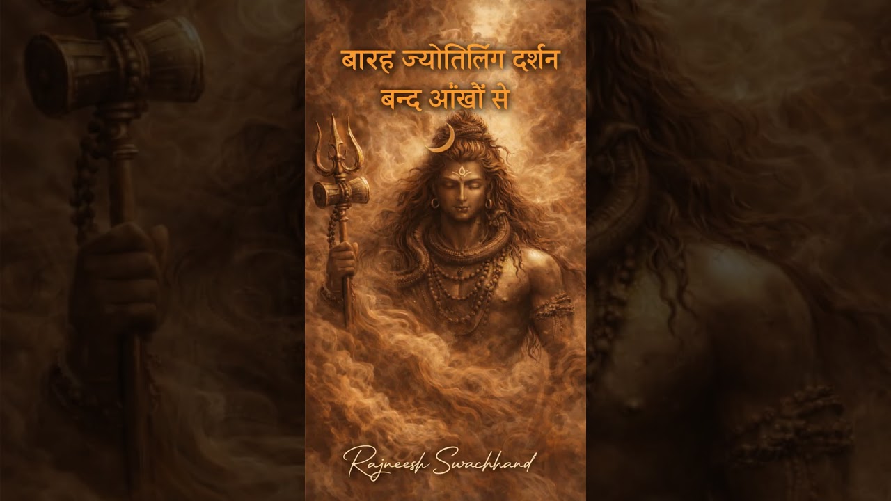 अनुपम अनूठा शिव भजन भाग 2।।द्वादश ज्योतिर्लिग दर्शन बन्द आँखों से।।#shiv #mahadev 