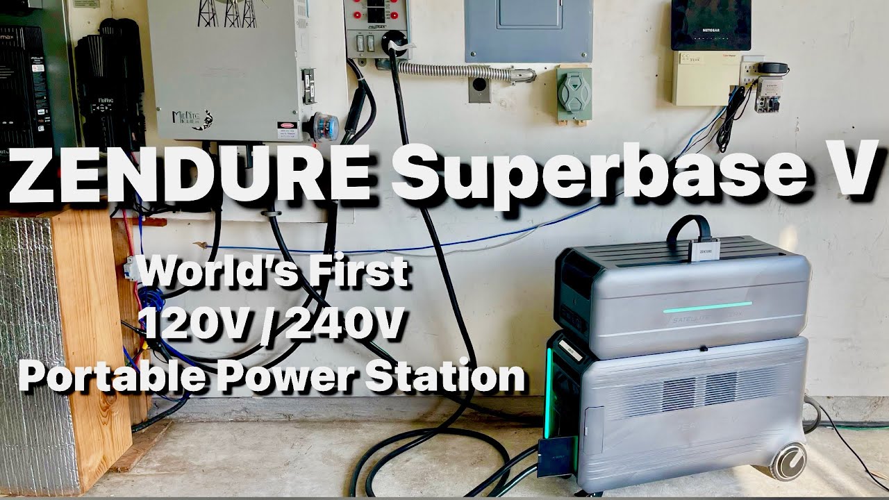 My One Month Overview with the Zendure Superbase V SBV4600. Worlds First 120V/240V Power Station