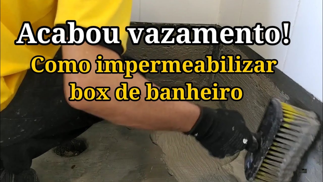 Como impermeabilizar box de banheiro ( infiltração no Dryall)