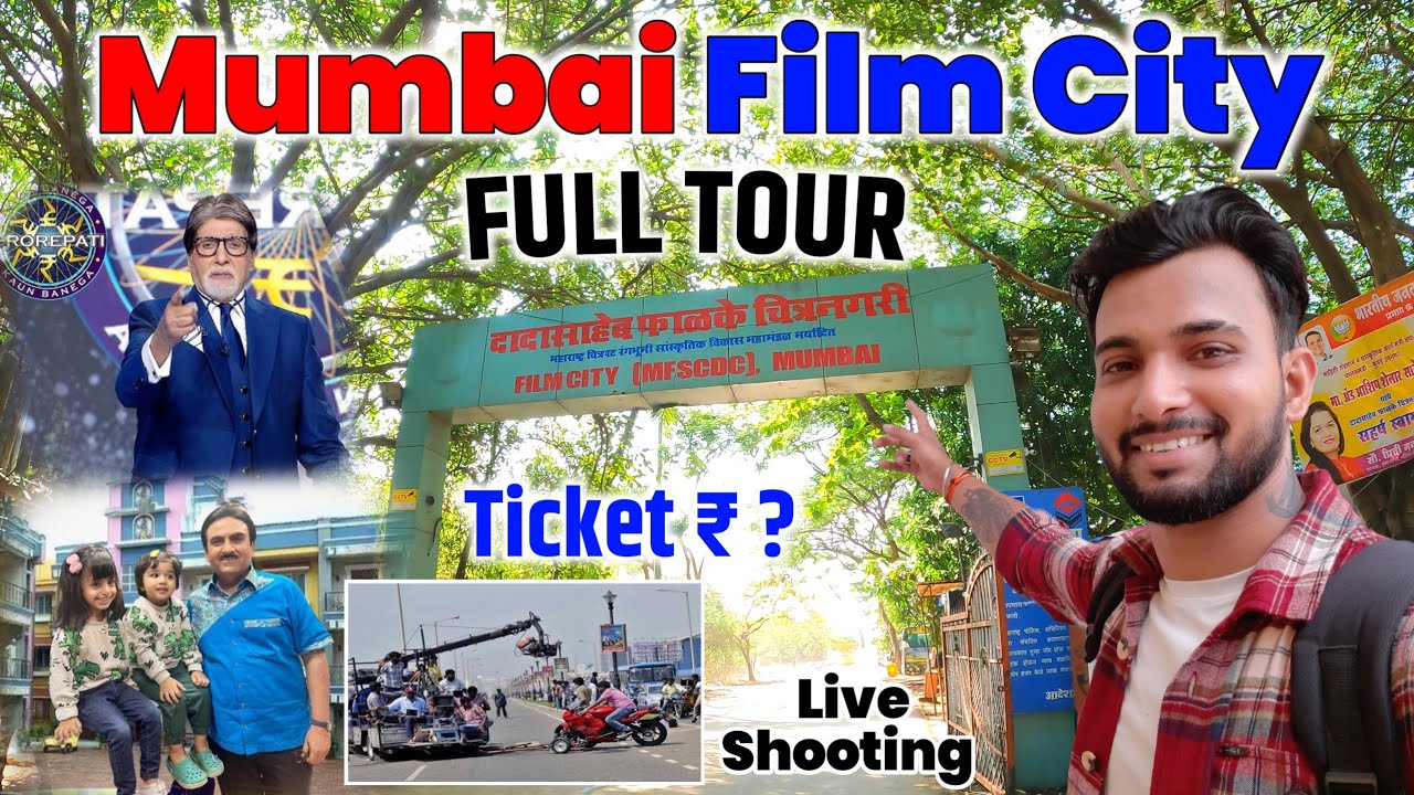 Mumbai Film City Tour 2025 | फिल्म सिटी मुंबई | Live Shooting | Film City Mumbai All Set