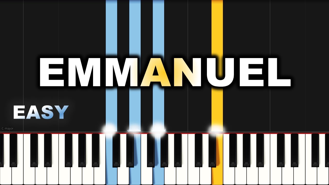 Nathaniel Bassey - Emmanuel | EASY PIANO TUTORIAL BY Extreme Midi