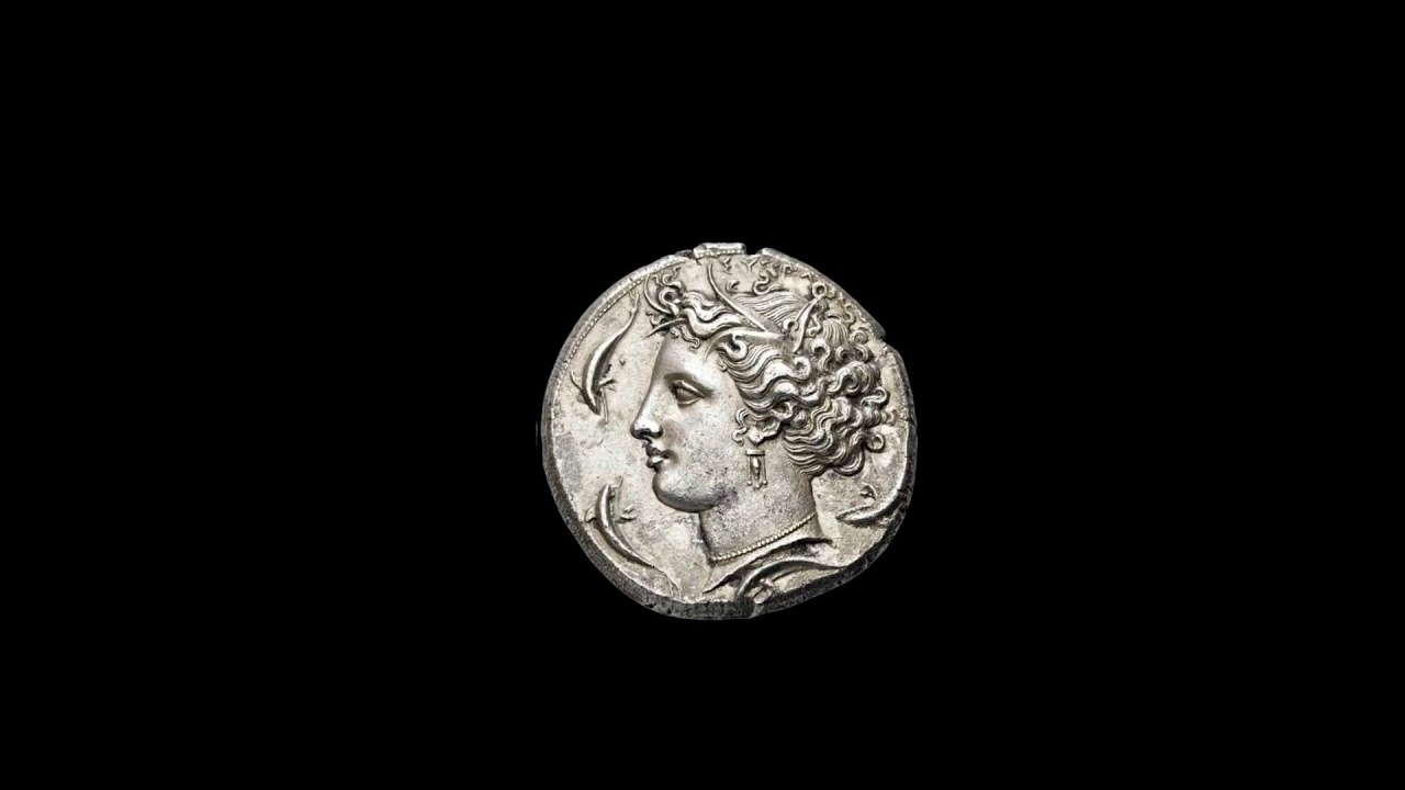 MORUZZI NUMISMATICA - Un decadramma di Siracusa (rarissima moneta greca antica in argento)