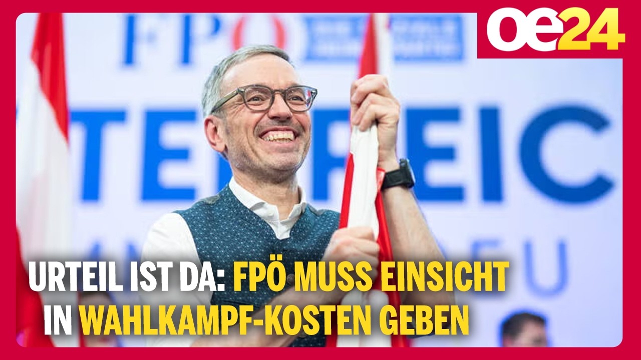 Urteil ist da: FP&Ouml; muss Einsicht in Wahlkampf-Kosten geben