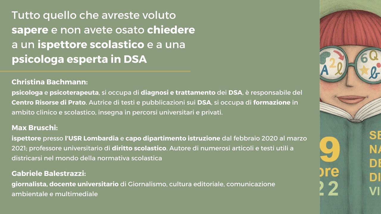 Tutto quello che avreste voluto chiedere a un ispettore scolastico e a una psicologa esperta in DSA