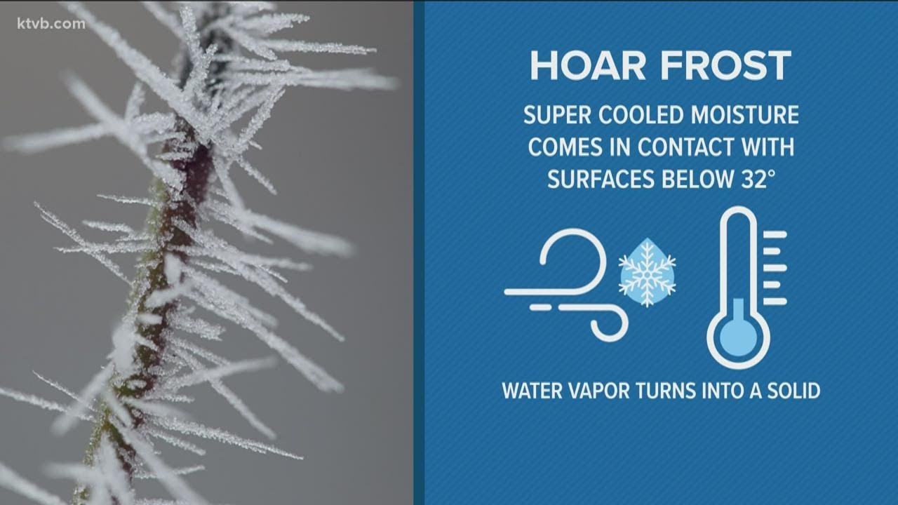 How inversions can lead to feathery hoarfrost