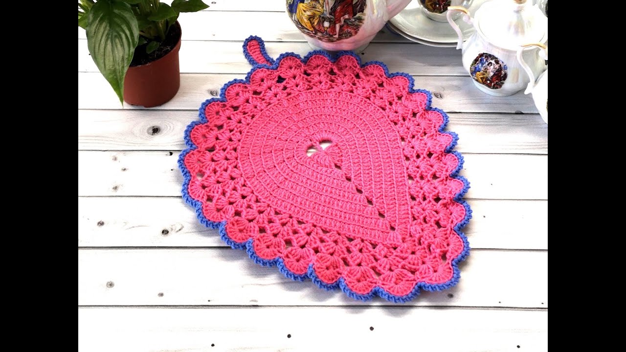 Салфетка - прихватка крючком//Crochet doily//Crochet Tack//