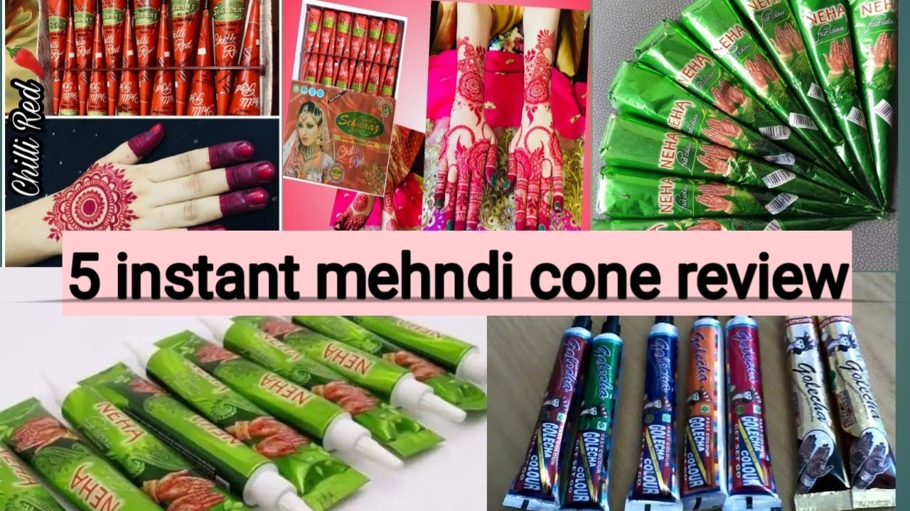 Instant mehndi cones/fast stain mehni cones/fast colour mehndi cone/best instant mehndi cone