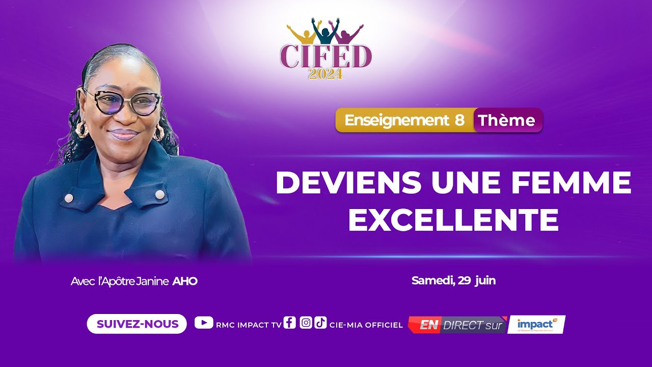 𝘾𝙤𝙣𝙛é𝙧𝙚𝙣𝙘𝙚 𝙄𝙣𝙩𝙚𝙧𝙣𝙖𝙩𝙞𝙤𝙣𝙖𝙡𝙚 𝙙𝙚𝙨 𝙁𝙚𝙢𝙢𝙚𝙨 𝙙𝙚 𝘿𝙚𝙨𝙩𝙞𝙣é𝙚 (CIFED 2024) I Session 4 Matin
