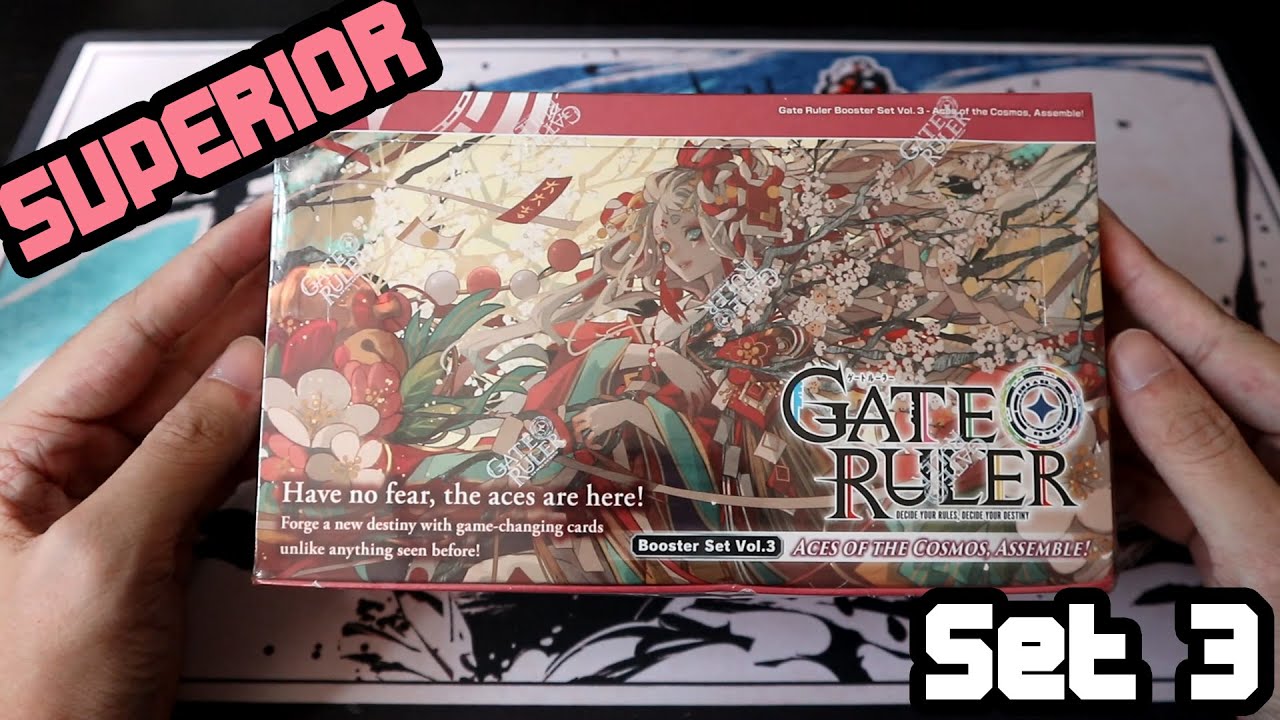 GATE RULER Aces of the Cosmos, Assemble!! Booster Box Opening [GB03] RULING THE GATES IN ENGLISH