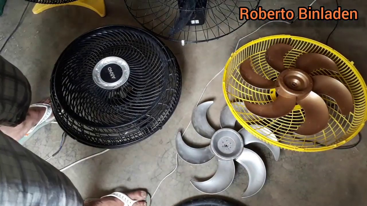 Meus ventiladores modificados, Dômina, Ventisol, Arno e Arge.