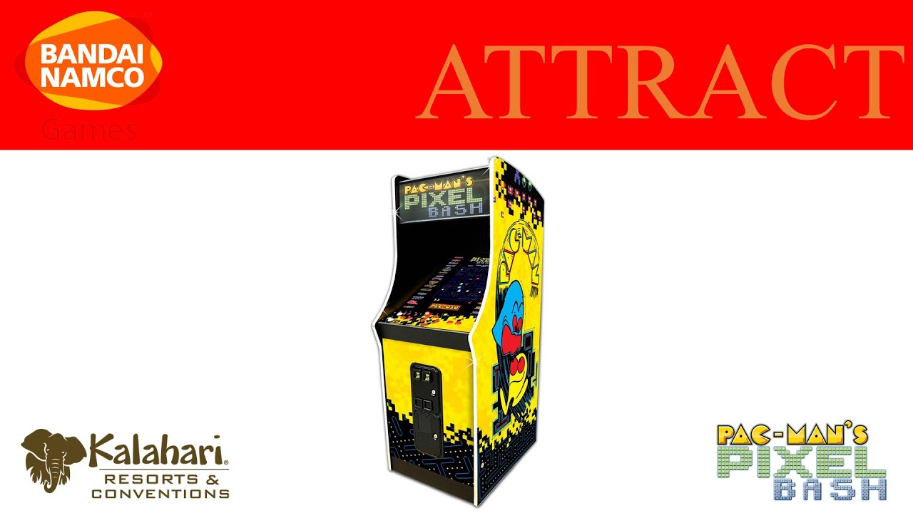 Pac Man's Pixel Bash - Attract Mode