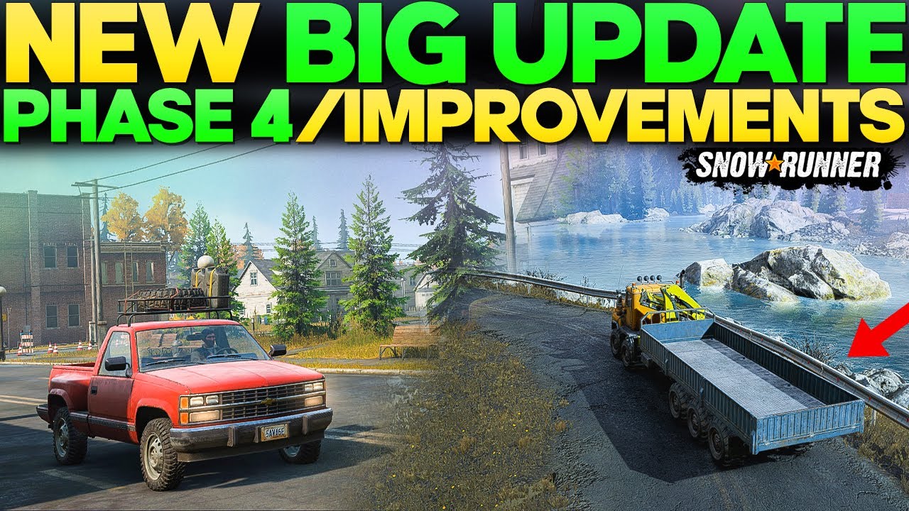 New Upcoming Big Update Phase 4 and Improvements in SnowRunner Everything Need to Know