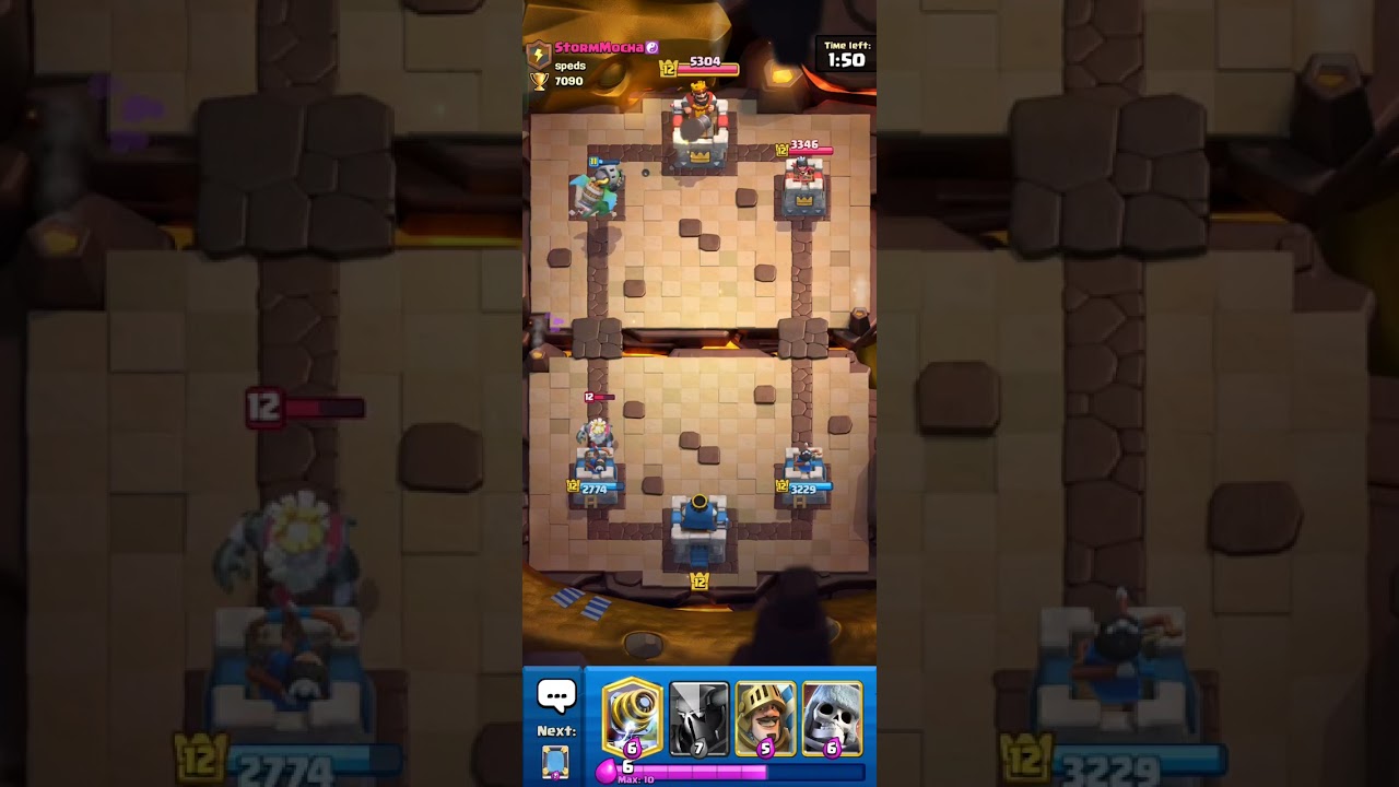 Clash Royal Giant Skeleton Wins