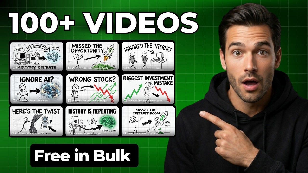 How to Create AI Finance Videos in Bulk | 100% FREE Workflow