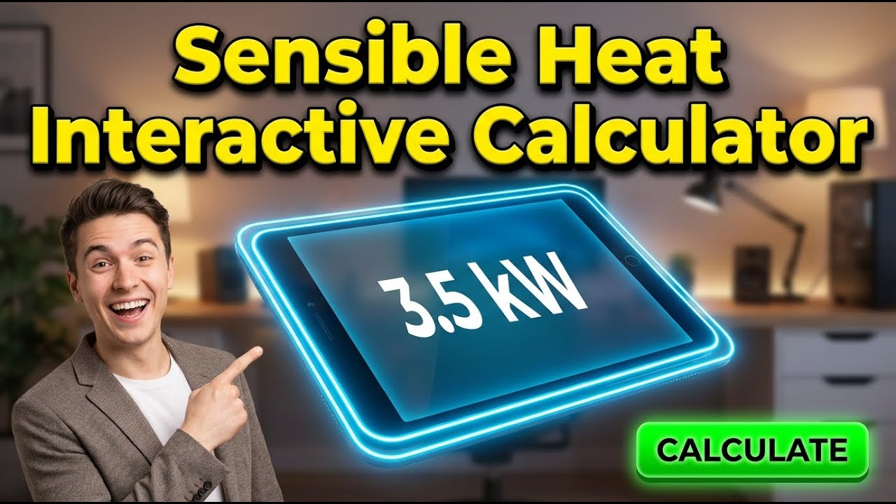Sensible Heat Calculator — How to Use It | Engineering Tool