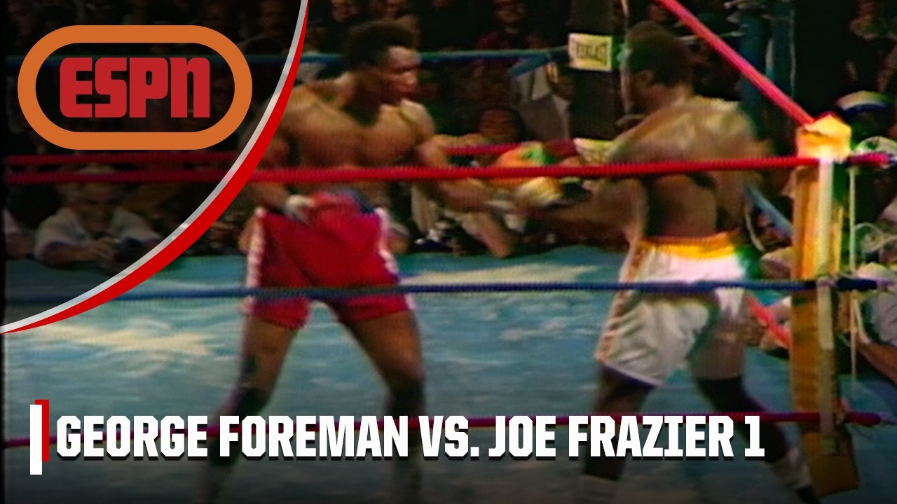 George Foreman vs. Joe Frazier 1 [FULL FIGHT] | ESPN Throwback