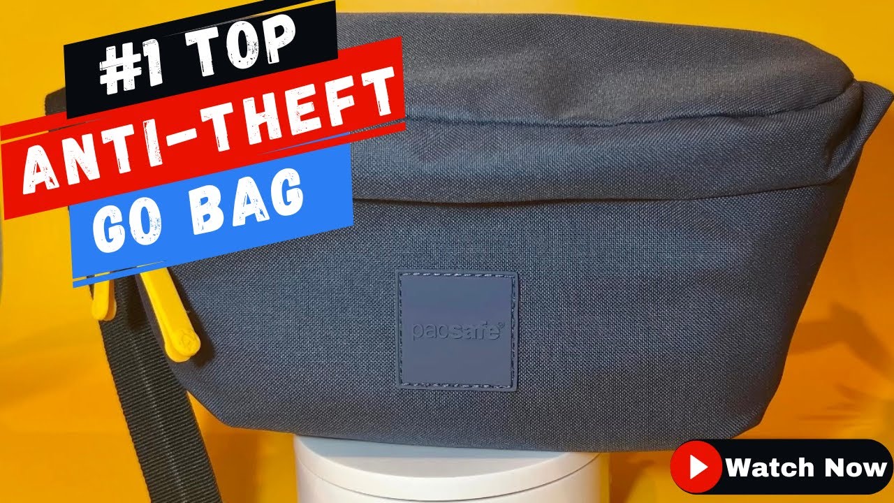 Pacsafe's New Go Anti-theft Sling Pack: Secure Your Stuff, Stay Safe