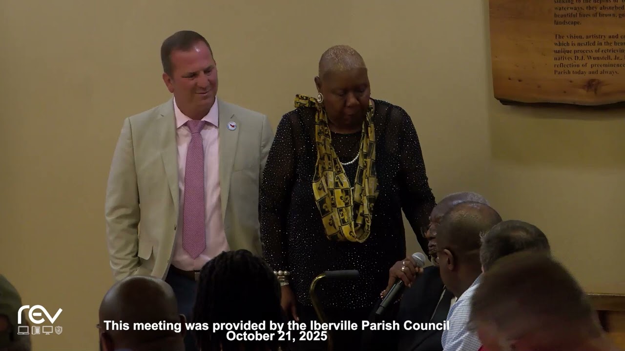 Iberville Parish Council Meeting (10-21-25)