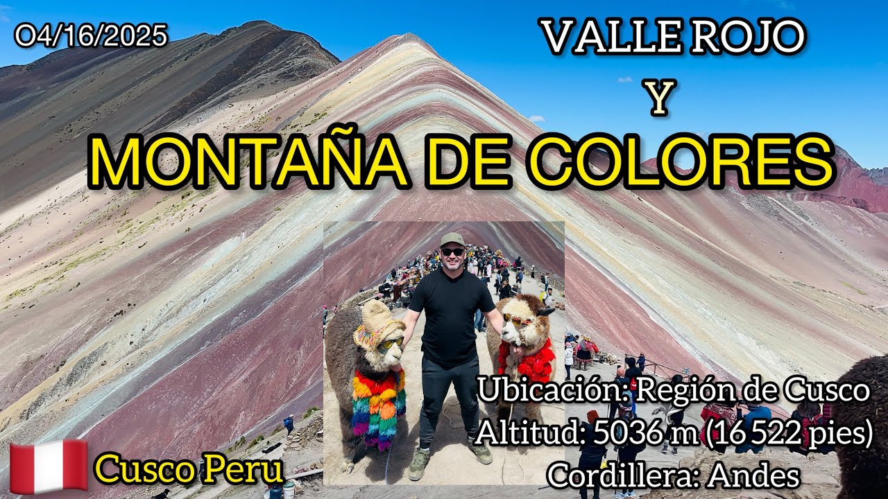🇵🇪MONTAÑA DE 7 COLORES, VALLE ROJO, CUSCO, CAUTRIMOTOS