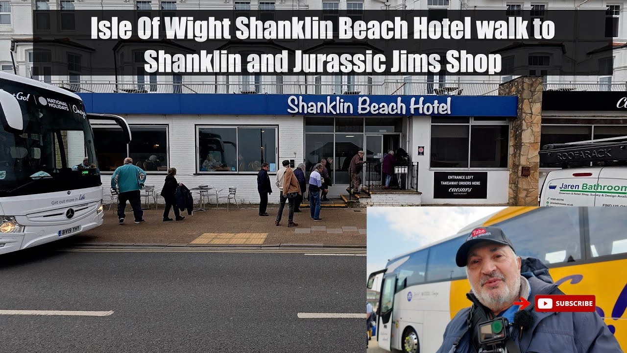 Isle Of Wight Shanklin Beach Hotel walk to  Shanklin and Jurassic Jims Shop