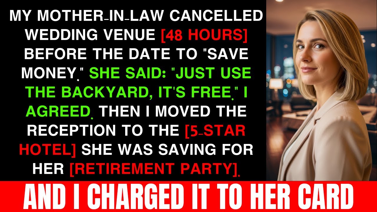 My MIL Cancelled Our Wedding Venue 48 Hours Before—What I Did Next Stole Her 5‑Star Hotel