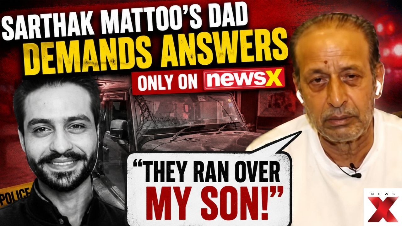 Sarthak Mattoo's Father Breaks Down On NewsX, Demands Justice For Son In THAR Hit-And-Run Case