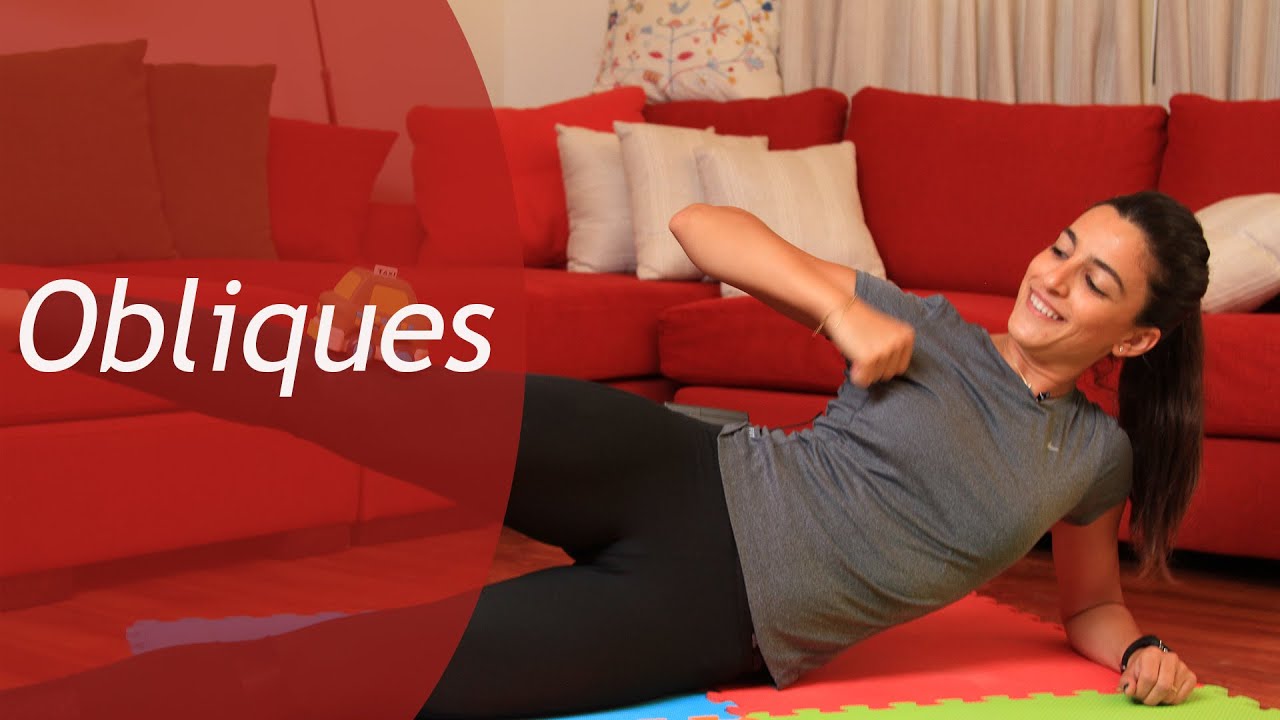 تمارين شد عضلات الObliques