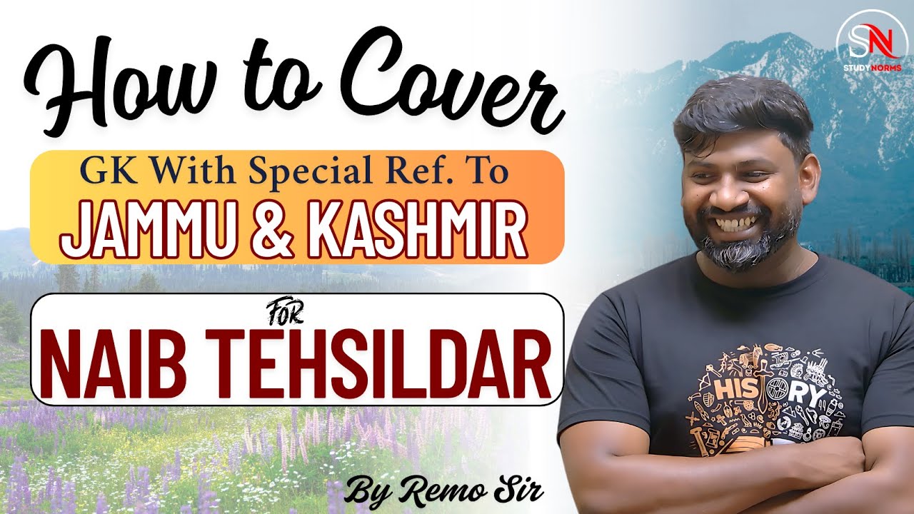 How To Cover GK With Special Ref. To J&K For Naib Tehsildar || VIDEOS | NOTES | BOOKS EVERYTHING