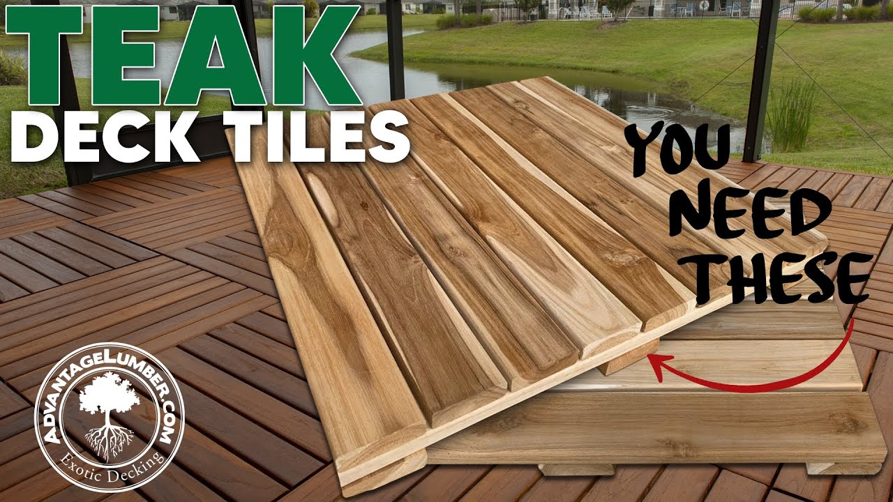 Teak Deck Tiles - The Ultimate DIY Upgrade
