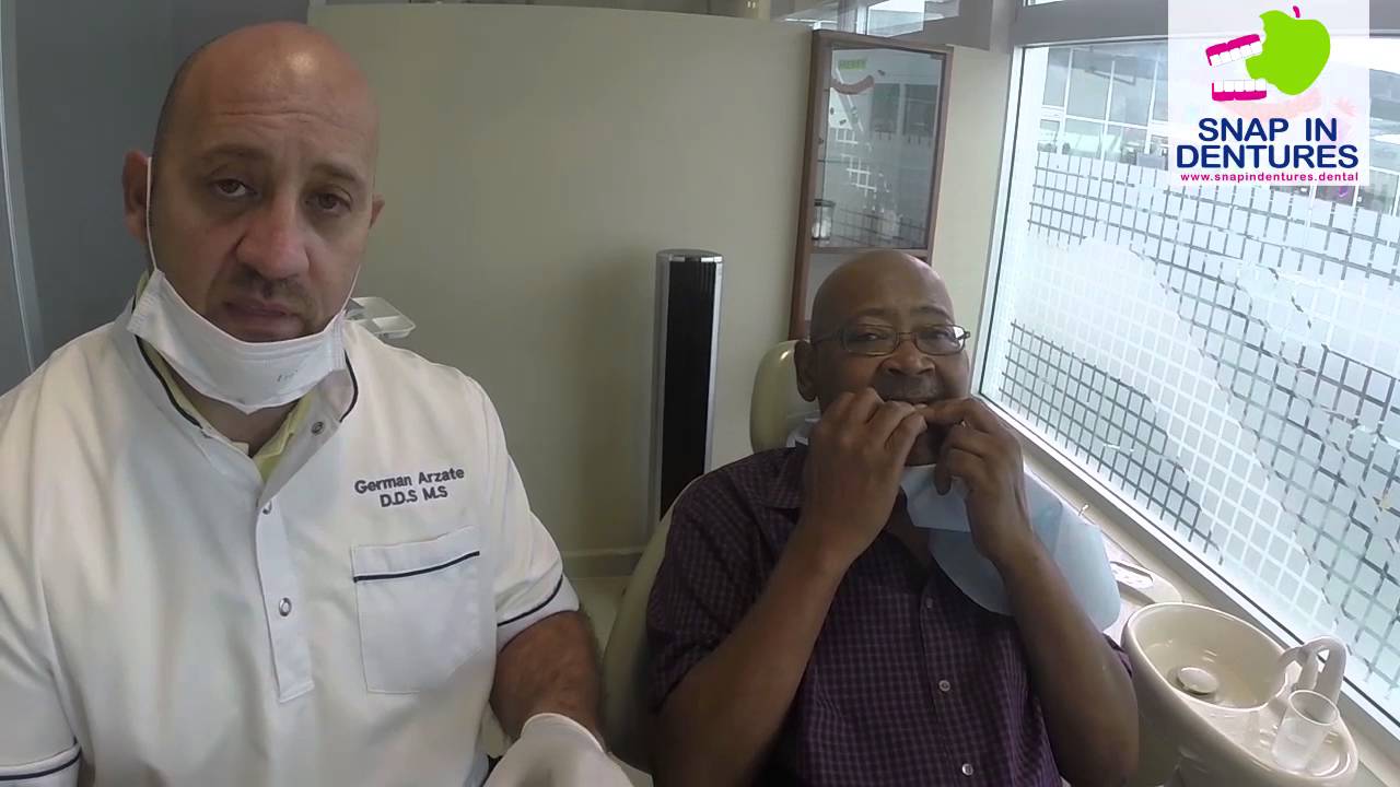 Great case of Upper and Lower Snap in Dentures!