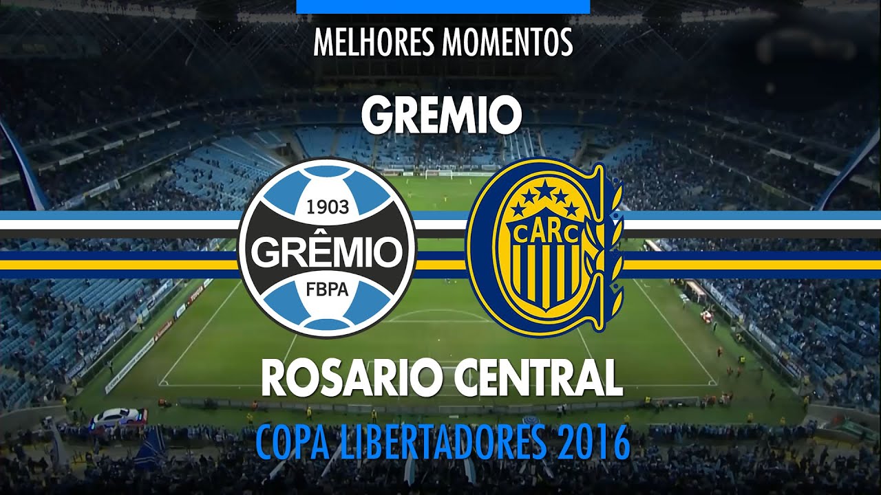 Melhores Momentos - Grêmio 0 x 1 Rosario Central-ARG - Libertadores - 27/04/2016
