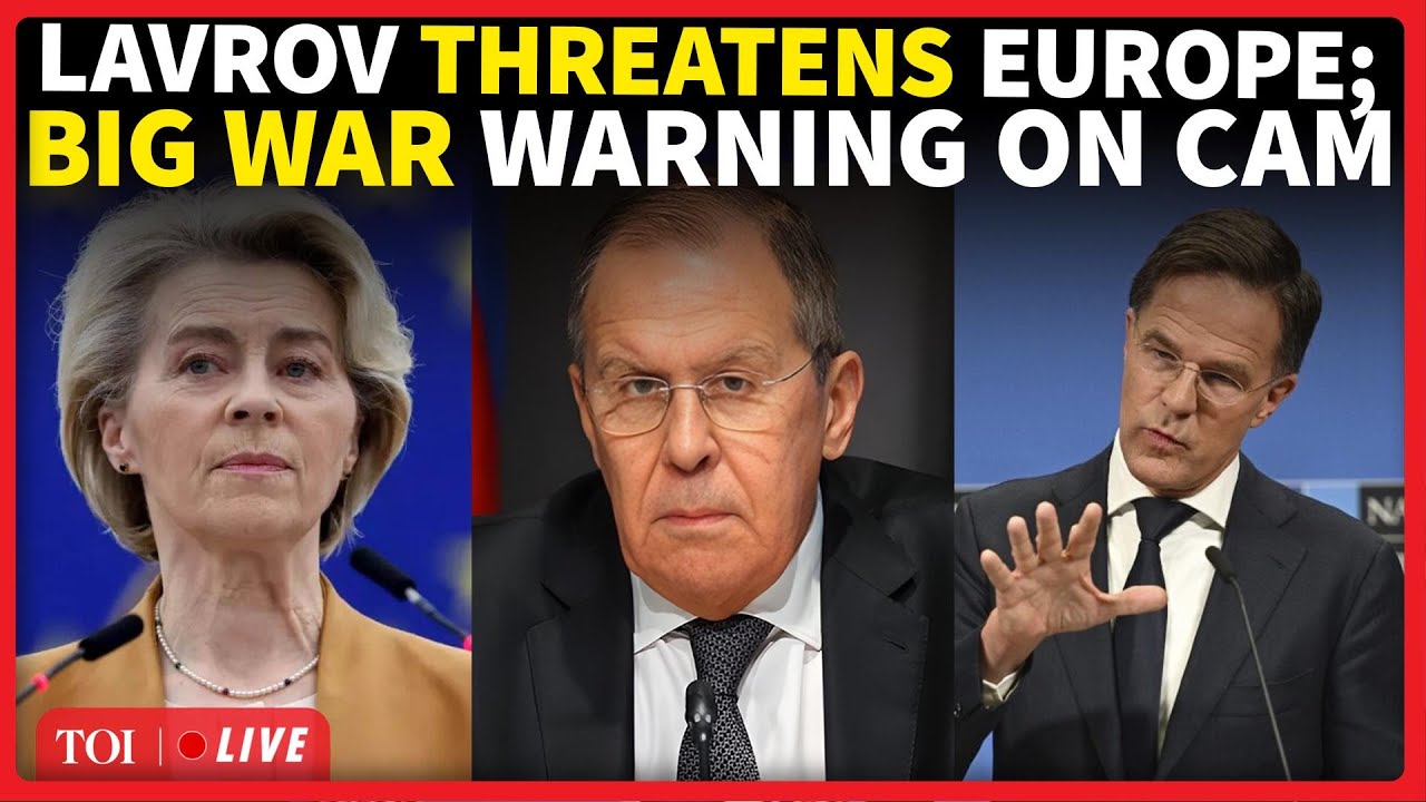 Lavrov English Speech LIVE: ‘Great European War...’: Russian FM Warns Europe, NATO Of War If...