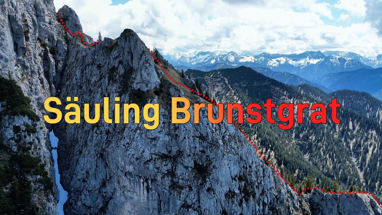 Säuling Brunstgrat: Ausgesetzt & wild!